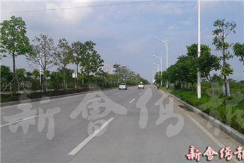 Jiangmen Qichao Avenue street lamp project